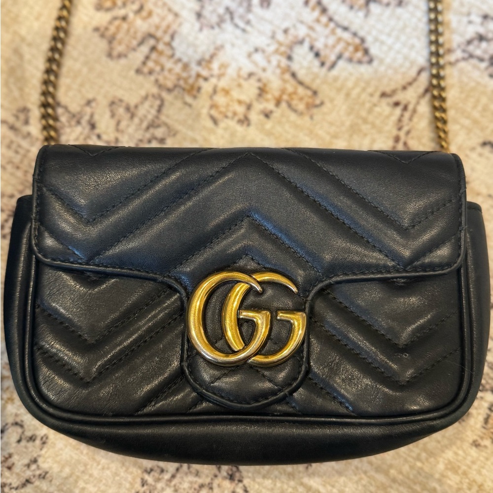 GUCCI GG MARMONT MINI SHOULDER BAG